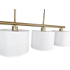 Ailia Imports Giada 4 Light Brushed Gold Pendant light - closeup