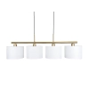 Ailia Imports Giada 4 Light Brushed Gold Pendant light