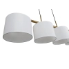 Ailia Imports Giada 4 Light Brushed Gold Pendant light - under