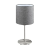 Eglo Lighting Pasteri Table Lamp Grey Shade