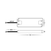 Havit HV9666 12VDC 30watt Constant Voltage driver - dimensions