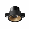 Unios ION R 103mm LED Downlight (13watt) - Black / Gold