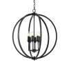 Kendall 6 Light Black Pendant