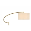 Telbix Laine Floor Lamp - Ivory / Gold - closeup