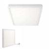 Telbix Lunos Square White LED Oyster Lights - 3 sizes