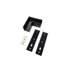 Magnetic Track L Corner Joiner- Black - full kit
