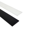 Magnetic Track cover plates - Black or White - 1m length
