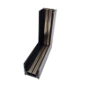 Magnetic Track Inner corner for wall mounting - Black 