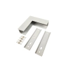 Magnetic Track Inner corner for wall mounting - White - full parts