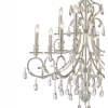 Ailia Imports Magnolia 12lt Chandelier close up
