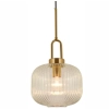 Lode Lighting Main 1 Light Satin Brass Pendant Light 