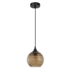 CLA Marbre 1 Light Glass Pendant lights - Amber
