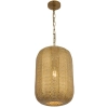 Telbix Lighting Masya Antique Brass Pendant