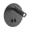Mercator Osbourne Wall Light - Black MWL008BLK