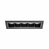 Unios Node 5 - 10watt LED Rectangular downlight - Black