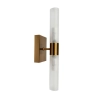Ailia Imports Odette 2 Light Wall Light - Brushed Brass 