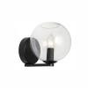 Cougar Lighting Orpheus 1 Light Wall light - Black - Clear glass