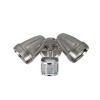 PHL4202 Twin 15watt LED Floodlights with Sensor - Brushed Chrome
