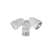 PHL4202 Twin 15watt LED Floodlights with Sensor - White