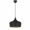 Telbix Lighting Polk Brushed Black Pendant Medium