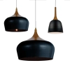Telbix Polk Black/Timber Pendant Lights