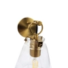 Ailia Imports - Quest 1lt Wall Light - Brushed Brass closeup