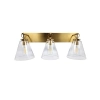 Ailia Imports Quest 3 Light wall light - Brushed Brass
