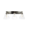 Ailia Imports Quest 3 Light wall Light - Satin Chrome