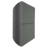 Reef Black Up/Down Wall Light side