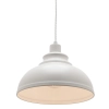 Risto 1 Light White Pendant - Cougar
