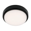 Martec Cove Round Black Bunker Light