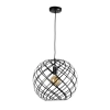Sansiro matte black round pendant lights - 5 sizes available