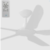 Calibo Storm 56" White 5 Blade Ceiling Fan