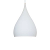 Ailia Imports Shelley Metal Pendant White