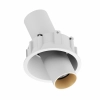 Unios Shift out 13watt LED Downlight - All White with Gold Baffle