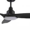 Ventair Skyfan DC Black with LED Light Ceiling Fan - Closeup
