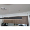 Sleek  35x37 Black Long Linear Pendant Light - lifestyle 2