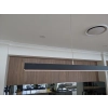 Ailia Sleek 1.5m Long Black LED Linear Pendant Light -lifestyle 3