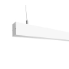 Slender White Linear LED pendant Light