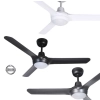 Ventair Spyda Ceiling Fans with LED Light, White, Black & Titanium