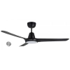 Ventair Spyda EC 56" Black Ceiling Fan - With Light