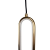 Ailia Imports Stile 18w LED Pendant Light - Brushed Brass closeup