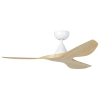 Eglo Surf DC Ceiling Fan - White with Oak Blades (No Light)