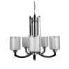 Ailia Imports Totten 5 Light Chrome Pendant Light
