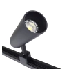 Ailia Imports Trent 1 Light Black Track Spotlight - closeup