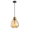 CLA Tulip1 1 Light Amber Single Pendant Light
