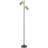 Telbix Lighting Verik Floor Lamp Brass/Black