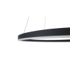Ailia Imports Vincent 36w LED Black Pendant - close up