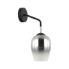 CLA Vinum 1 Light Wall Light - Smoke glass - Off