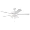 Eglo Waikiki White Ceiling Fan Light Kit 20518401 - complete fan pic